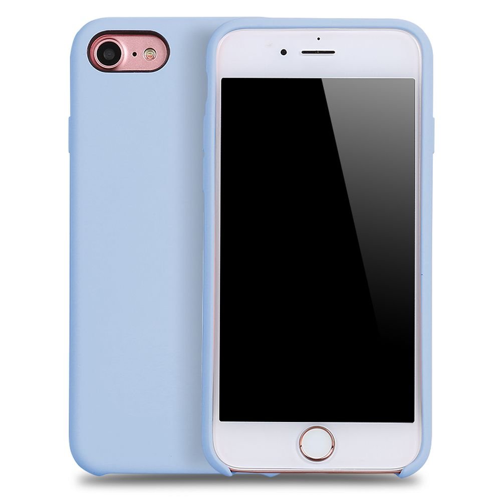 Wholesale iPhone 8 Plus / 7 Plus Pro Silicone Hard Case (Sky Blue)